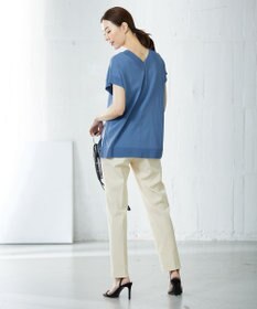 ICB 【洗える】 ガスコットンハイゲージ Vネックニット