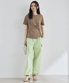 自由区 S ツイストディテール Tシャツ