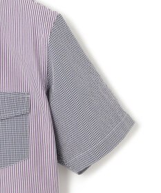 J.PRESS MEN 【クールマックス】クレイジーパターン サッカーシャツ/B.D.