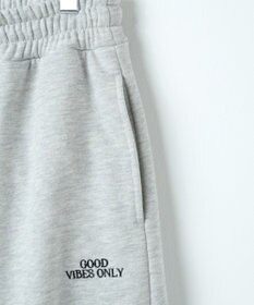 WEGO 裏起毛ロゴ刺繍スウェットパンツ