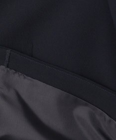 組曲 L 【WEB限定・KUMIKYOKU NAVY】コンフォータブルドレープ ノーカラージャケット