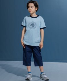 J.PRESS KIDS 【100-130cm】ビックロゴリンガー 半袖Ｔシャツ