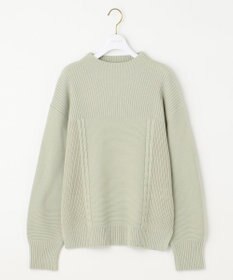 ANY SIS 【洗える】スフレボトルネック ニット