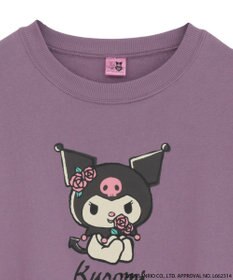 earth music&ecology マイメロディ＆クロミ／ｅａｒｔｈ　レトロアートスウェット