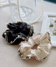 Tiaclasse ツイードフリンジシュシュ