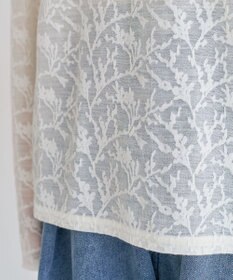 Green Parks レースハイネックプルオーバー