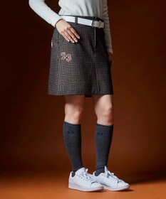 23区GOLF 【WOMEN】ガンクラブチェックプリントスカート