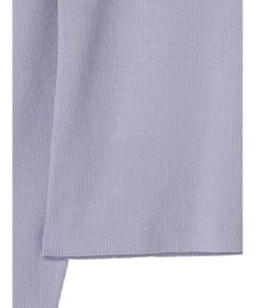 earth music&ecology ハートネック袖パールニットプルオーバー