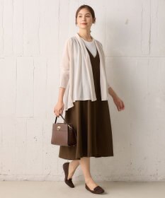 組曲 S 【WEB限定】シアーツイルジャージーショート カーディガン