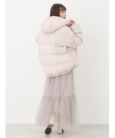 earth music&ecology フーディー中綿ブルゾン