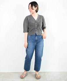 woadblue ＜坪田あさみさんコラボ＞サルエルデニムパンツ