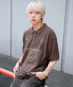 WEGO 【ユニセックス着用ITEM】ピグメントロゴポロシャツ（SS）