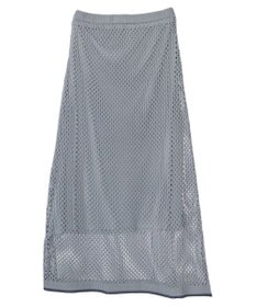 CRAFT STANDARD BOUTIQUE 配色メッシュニットスカート
