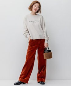 23区 【洗える】フレンチコットンテリー ロゴ トップス