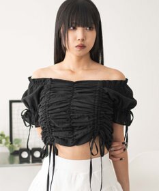 WEGO 2WAYドロストブラウス