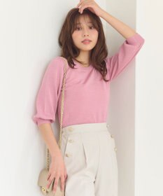 Feroux 【洗える】ラメ プルオーバーニット