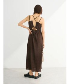 Green Parks カップ付きフリル生地キャミワンピース