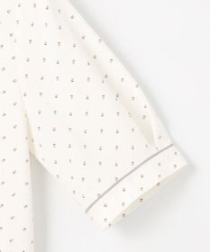 ANY SIS L 【洗える】バイカラーラッフルボウ ブラウス