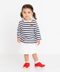 MIKI HOUSE HOT BISCUITS 【80-120cm】 ボーダー 長袖Tシャツ