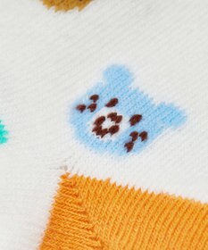 MIKI HOUSE HOT BISCUITS 【9-17cm】カラフルビーンズ 総柄ソックス