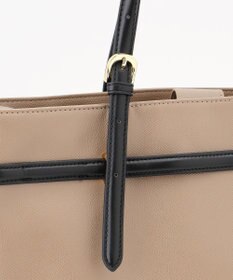 自由区 サフィアーノコンビトート バッグ