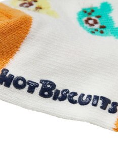 MIKI HOUSE HOT BISCUITS 【9-17cm】カラフルビーンズ 総柄ソックス