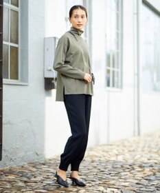 ICB 【WEB限定カラーあり・洗える】ライトダブルクロス ジョガーパンツ