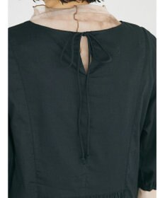 CRAFT STANDARD BOUTIQUE インド綿パフスリーブギャザーワンピース