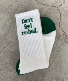 WEGO カラーロゴリブソックス