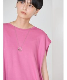 AMERICAN HOLIC 接触冷感フレンチスリーブカットチュニック