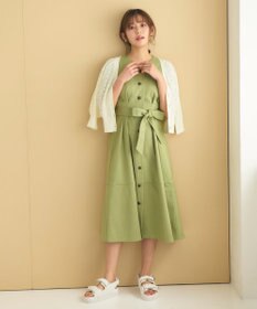 Feroux パールポイントツイード／キルティング サンダル