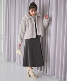 Feroux 【2WAY】パールストラップベロア ジャンスカ