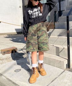 WEGO ハンドライティングショートパーカー