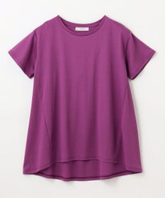 ANY L 【汗ジミ防止加工】シルケットスムースバックギャザーチュニック