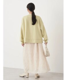 earth music&ecology サイドボタンダンボールプルオーバー