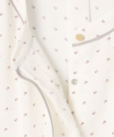 ANY SIS L 【洗える】バイカラーラッフルボウ ブラウス