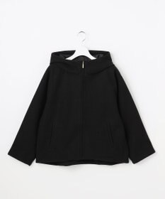 Feroux フード付きコクーンショート コート