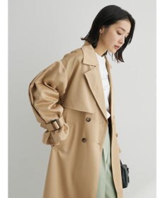 Green Parks ・Ｐｅｔｉｔ　Ｆｌｅｕｒボリュームスリーブトレンチコート