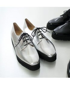 MODE ET JACOMO <carino>【レイン対応】レースアッププラットフォーム