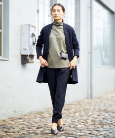 ICB 【WEB限定カラーあり・洗える】ライトダブルクロス ジョガーパンツ