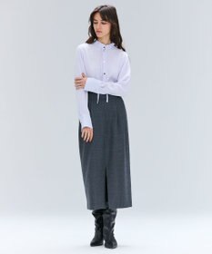 BEIGE， 【VERY NaVY12月号掲載】TERNES / 2タックウールスカート