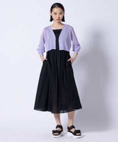 TOCCA 【美人百花掲載】SHEER BUBBLE KNIT ニットカーディガン