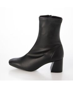 MODE ET JACOMO <carino>【レイン対応】ストレッチヒールブーツ （ブラック）