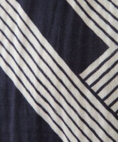 UCHINO クレープガーゼ ジオメトリックブラウス