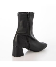 MODE ET JACOMO <carino>【レイン対応】ストレッチヒールブーツ （ブラック）