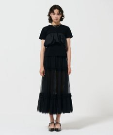 GRACE CONTINENTAL アシメフリルT