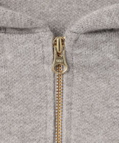 ANY L ハーフジップニットフーディー