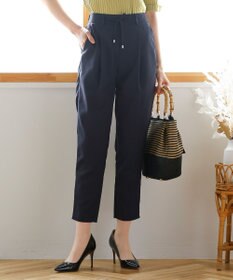 Tiaclasse 【洗える】幅広く活躍が期待できるドロストパンツ