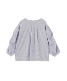 Green Parks イージーケア袖タックブラウス