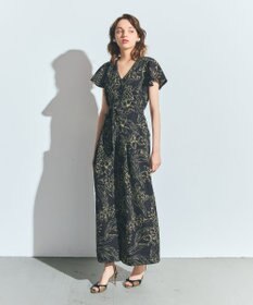 GRACE CONTINENTAL ラインプリントオールインワン